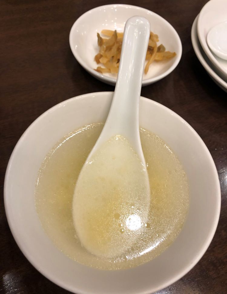 久田の多分セットのスープ